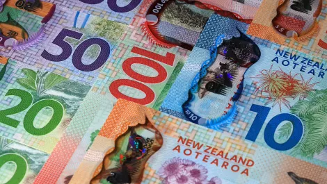 NZ dollar little changed after mixed Fed signals, lack of local data