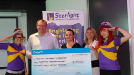 Data#3 golf day creates Starlight wishes for children