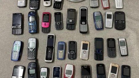Old mobile phones