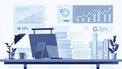 Ai resume stack recruiter desk rising salaries job openings scene